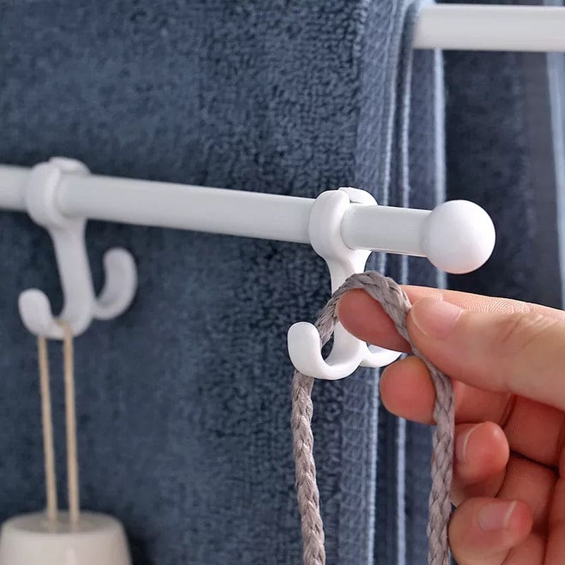 Creative Swivel Towel Bar, 5 Layer Wall Mount Bathroom Towel Rack Holder, Multipurpose Rotatory Towel Rack, Rotatable Bathroom Toilet Wall Hanging Towel Bar Creative Swivel Towel Bar, 5 Layer Wall Mount Bathroom Towel Rack Holder, Multipurpose Rotatory Towel Rack, Rotatable Bathroom Toilet Wall Hanging Towel Bar